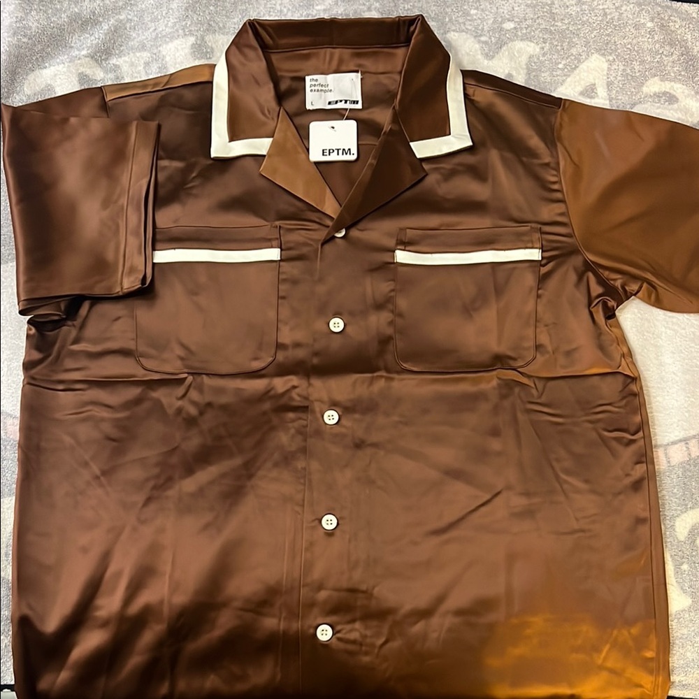 EPTM Men Villa Shirt (Brown) - Picture 3 of 10